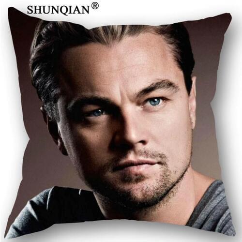 Best Leonardo DiCaprio Pillowcase Wedding Decorative Pillow Cover Custom Gift For (Two Sides) Printed Pillow Cases 18-315