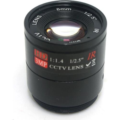 3MP 8mm CS lens for CCTV camera 1080P