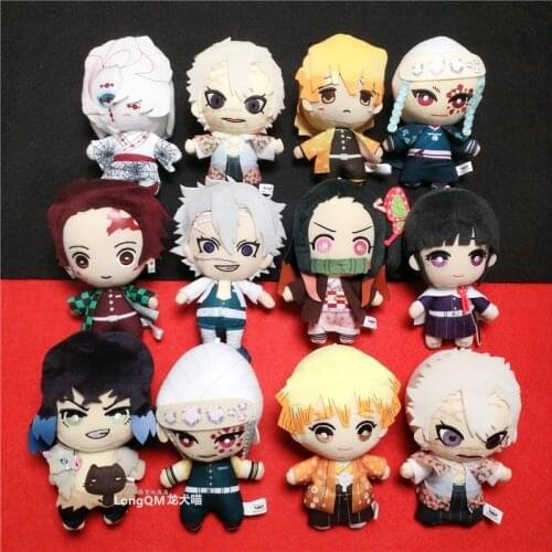 Original Demon Slayer Kimetsu no Yaiba Shinazugawa Genya Tengen Uzui Chibi plush toy stuffed toys doll doll Give a gift