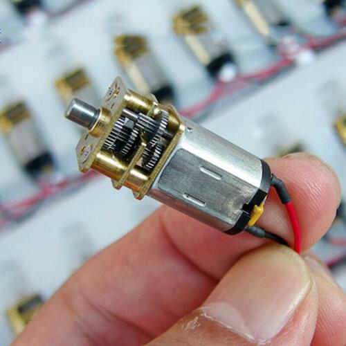 Gear-Motor Slow-Speed Reduction Metal Precision Mini Micro N20 Hot 3V-5V 3.7V 35/60rpm Speed Ratio1:298 for Electronic Locks