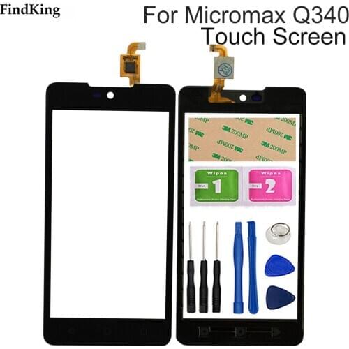 5'' Mobile Touch Screen TouchScreen For Micromax Canvas Selfie 2 Q340 Touch Panel Digitizer Front Glass Sensor Tools