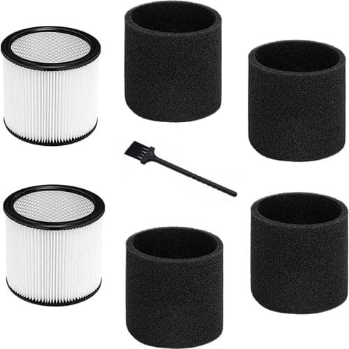 SANQ Foam Sleeve Filter for Shop-Vac 90304 90350 90333 for Most Wet/Dry Vacuum Cleaners 5 Gallon and Above 90304 90585