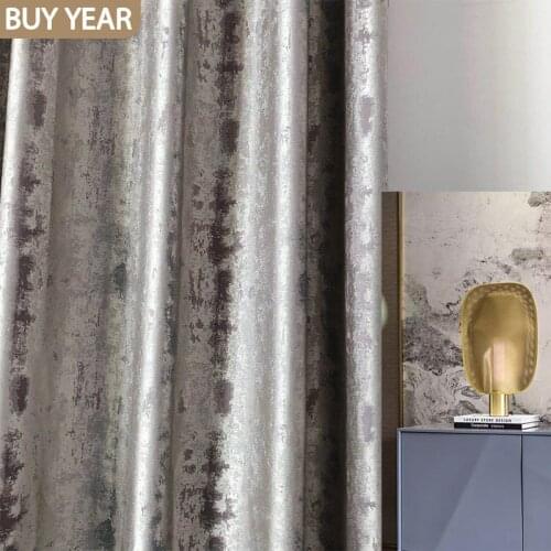 Modern Curtains for Living Dining Room Bedroom Light Luxury High-end Villa Simplicity Curtains Finished Product Customization