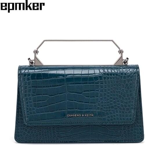 EPMKER Purses and Handbags Luxury Designer Crossbody Bags for Women Large Clutch Bag Chains Shoulder Bag Alligator Mini Bags