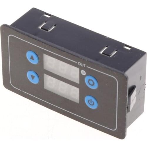 0.1s - 999h Countdown Timer Programmable Cycle Control Module Time Dalay Relay 5V/12V/220V Optional Voltage