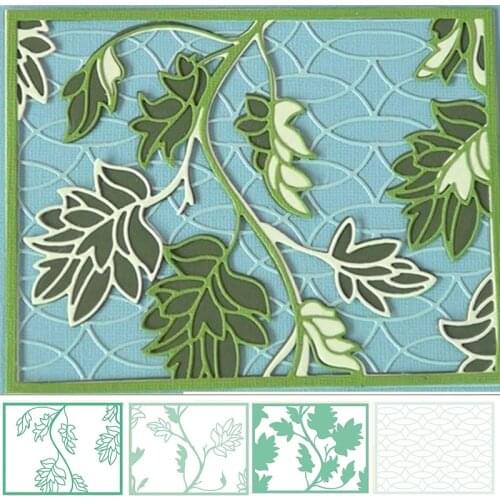 Unique Leaves Pattern Die Cuts For Card Making Leaves+Pattern+Frame Metal Cutting Dies Stencils 2020 Embossing Crafts Cards
