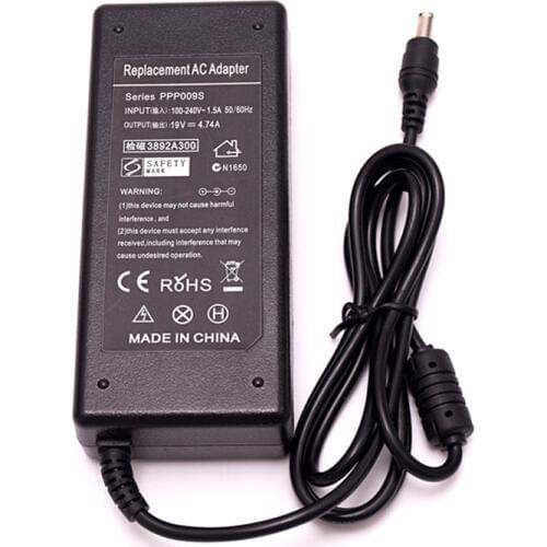 Laptop Charger 19V 4.74A 5.5*3.0mm AC Laptop Adapter For notebook samsung R428 R410 R65 R520 R522 R530 R580 R560 R518 R410 R429