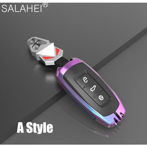 Zinc Alloy+silica Gel Protection Car Key Case Cover Shell For Geely Atlas Boyue NL3 EX7 Emgrand X7 EmgrarandX7 SUV GT GC9 Borui