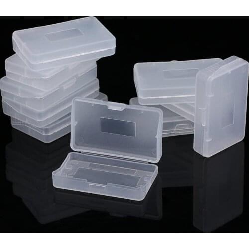 20pcs Hard Clear Game Cartridge Case Plastic Cases Dustproof Cover Card Case Box For GBA SP GBP 65x40x8mm