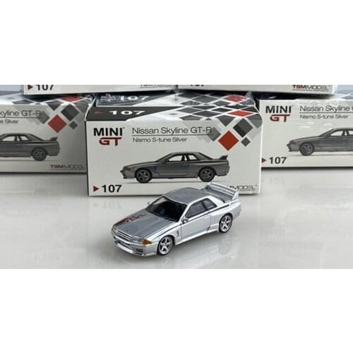 1:64 NISSAN SKYLINE GT-R SILVER 107 Metal Diecast Alloy toy cars Model Vehicles For Children Boys gift hot