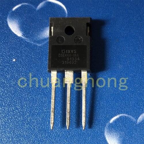 1pcs/lot DSEK60-06A 60A 600V original packing new Fast recovery rectifier tube TO-247 DSEC60-06A