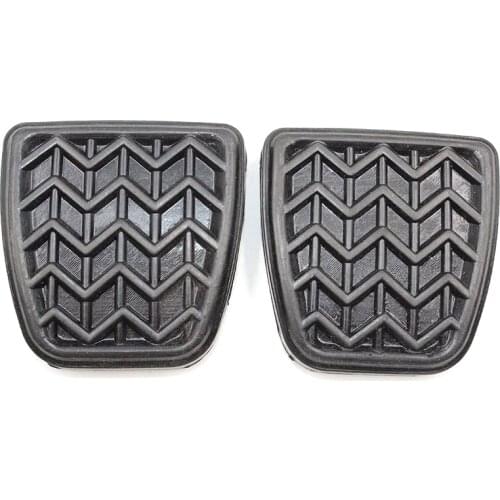 2PCS Clutch Brake Pedal Pad Rubber for Toyota Camry Hilux Vigo KUN 31321-52010,3132152010