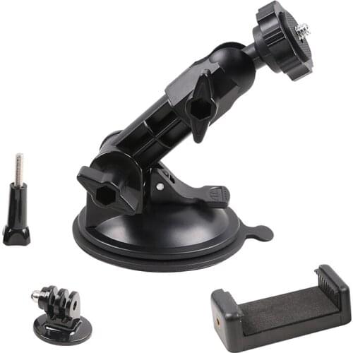SUREWO Car Suction Cup Mount for GoPro Hero 9 8 7 6 5 4 Black,Boats Vehicle Windshield & Window Camera Holder