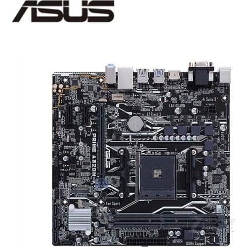 For ASUS PRIME A320M-K Motherboard Socket AM4 DDR4 For AMD A320 A320M Original Desktop Mainboard Used Mainboard