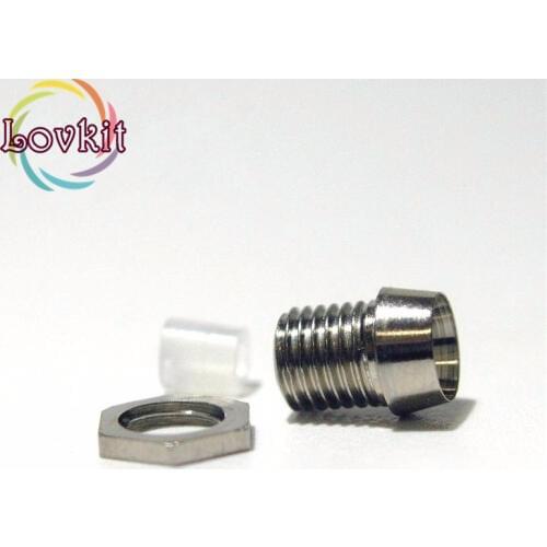 100pcs X 3mm Chrome Metal LED Holder Bezel Clip Mount Panel Display Holders For 5mm LEDs White Red Blue Green Yellow RGB Diodes