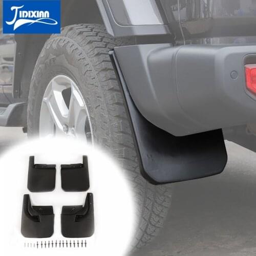 MOPAI Car Mudguards Car Fender Front Rear Splash Guards Mud Flaps for Jeep Wrangler JL Sahara 2018 2019 2020 2021 Accessories