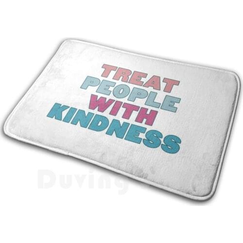 Treat People With Kindness Mat Rug Carpet Anti-Slip Floor Mats Bedroom Fine Line Harry Styles Treat People With Kindness Harry