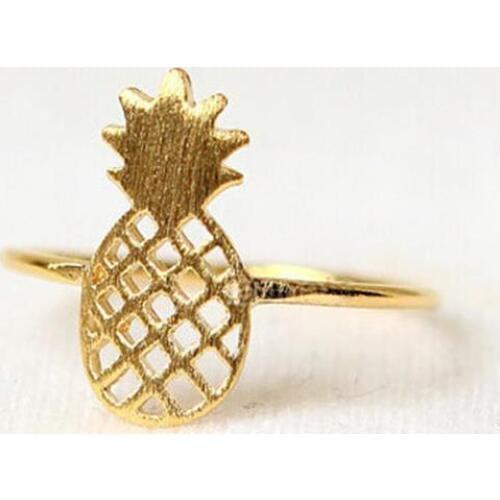 Fashion hollowed-out pineapple ring, individual design drawing surface fruit rings