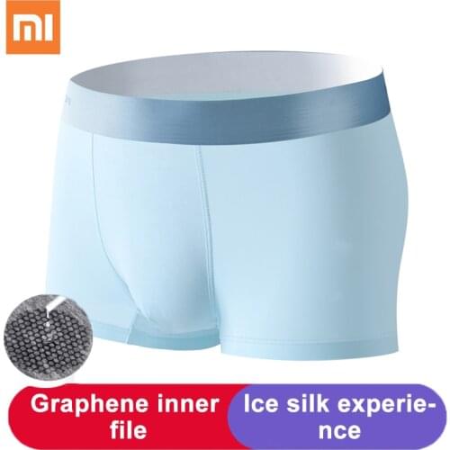 3PCS Xiaomi Men Underwear Boxers Breathable Man Boxer Mens Comfortable Brand Shorts Underwear Gay Sexy Underpants Male Pants