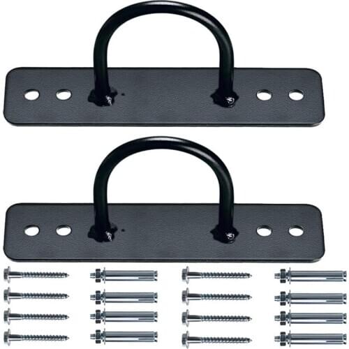 Wall/Ceiling Mount Anchor Bracket for Suspension Straps,Body Weight Strength Training Systems&Boxing Equipment