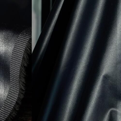 Solid color cotton/polyester satin fabric,slight stretchy,shiny luster,sewing for coat,jacket,suits,pants,craft by the yard