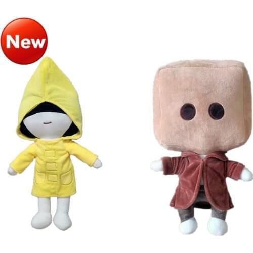 25-35cm Little Nightmares Plush Toys Dramatis Personae Six Girl Box Mini Plush Stuffed Doll Collection Gifts For Game Fans Kids