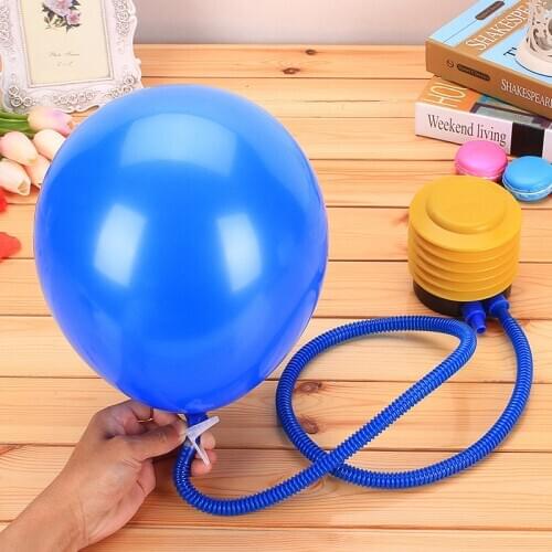 Balloons foot pump portable 4 "swim ring foot pump yoga ball inflator pump foot balloons
