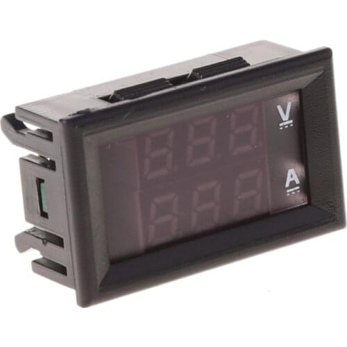 DC 0-100V 10A Dual LED Digital Voltmeter Ammeter Voltage AMP Power Car Monitor