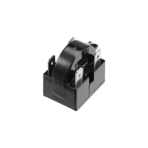 22 Ohm 4 Pin Refrigerator PTC Starter Relay Replacement Part Black