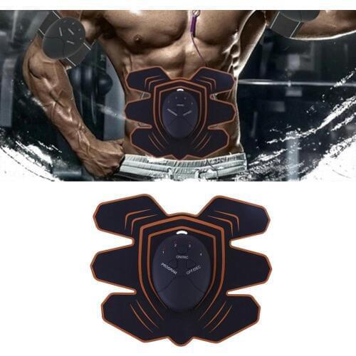 Abdominal Muscle Trainer Massage Stimulator Ab Wireless Vibration Body Slimming Machine Fat Burning Fitness Training Hip Workout