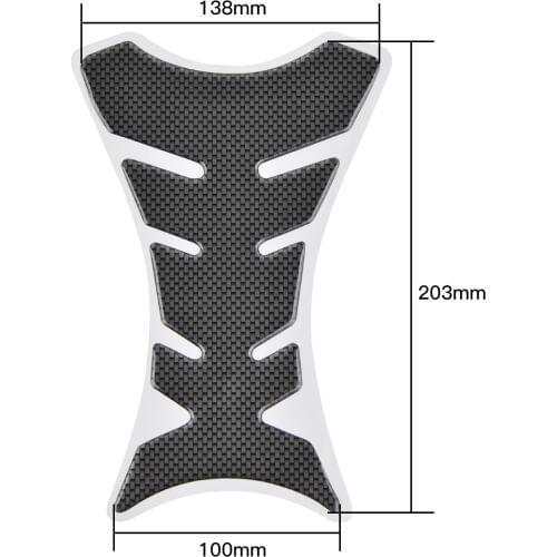 Carbon Fiber Gas Oil Tank Pad Protector Sticker Decal For Kawasaki Z650 Z750 Z800 Z1000 Versys 650 1000 KLX450 ZZR400 ZXR400