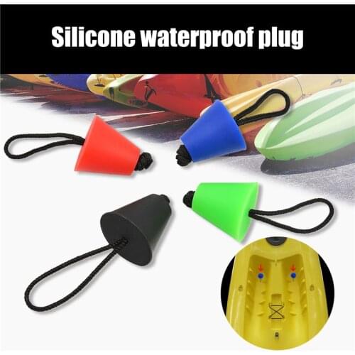 Universal Silicone Kayak Scupper Plug Kit - Kayak Canoe Drain Holes Stopper Bung Replacement Part for All Major Brands