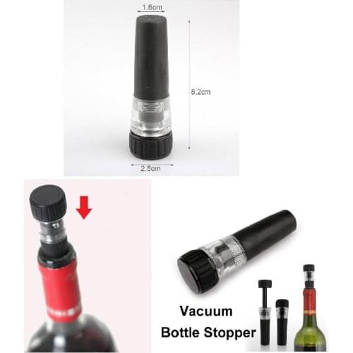 Wine Champagne Bottle Preserver Air Pump Stopper Vacuum Sealed Saver SCVD889