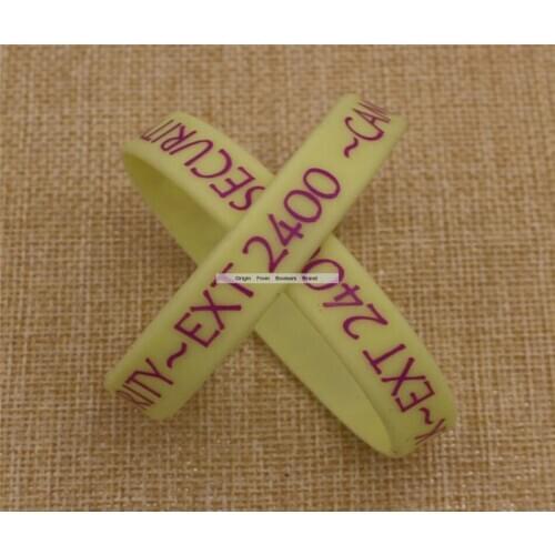 Factory Supply !!Custom Wristband,Cheap Custom Logo Print Inked Silicon Wristbands Adult Size Any Color Can DO