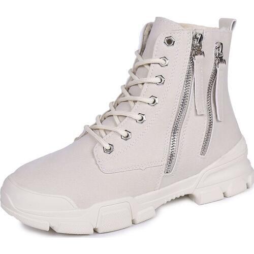 Martin Snow Boots Female 2019 New Autumn And Winter Wild Plus Velvet Skinny Short Cotton Korean Version Shoes