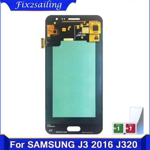 Super AMOLED For Samsung Galaxy J3 2016 J320 J320F J320H J320M J320FN LCD Display Touch Screen Assembly phone replacement parts