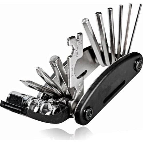 16 in 1 Multi Manual Combination Repair Tool Kit Allen Wrench Used For MTB and Bicycle Hex Spanner Socket Wrench