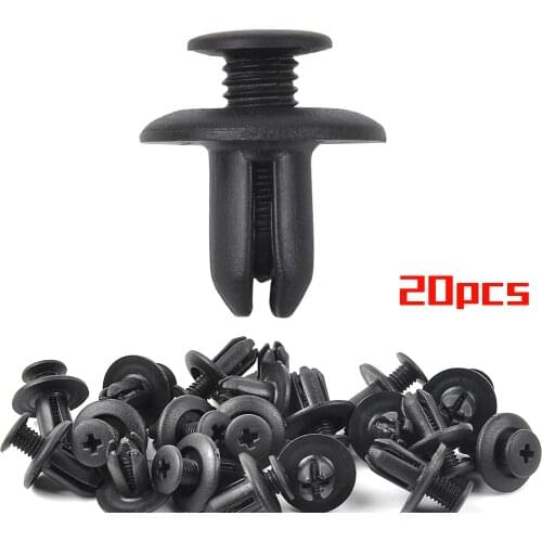 20pcs Fender Liner Clips for Hyundai Elantra/Genesis/Sonata/Santa Fe/Mazda 3/Mazda 6 Bumper Retainer Clips B092-51-833/B09251833