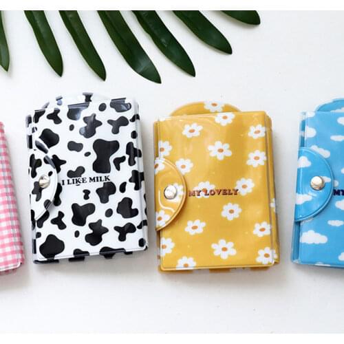 3 inch Mini Photo Album Cute Cartoon PP Photocard Holder Storage Case 32 Pockets Plug-in Kpop Card Binder Instax Album Wholesale