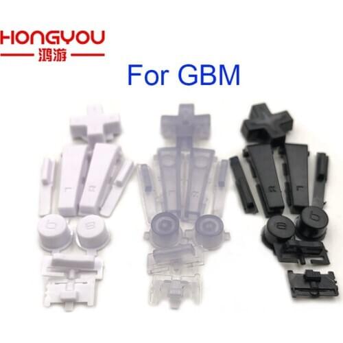 30sets Replacement Buttons Keypads L R A B Buttons For GameBoy MICRO Buttons Frame For GBM D Pads Buttons