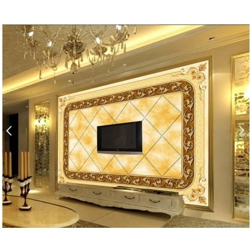 Customized 3d photo wallpaper 3d wall murals wallpaper European-style luxury modern TV setting wall living room decoration