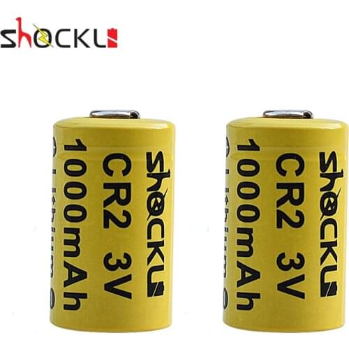 4pcs/ lot Shockli 3V 1000mah CR2 CR15H270 CR15266 lithium battery for flashlight Headlamp alarm system rangefinder