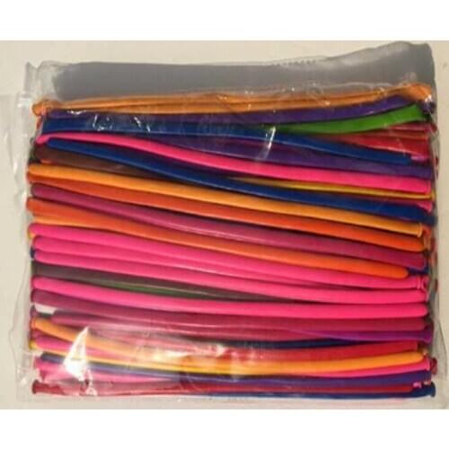 40bags/lot 200pcs/bag holiday Balloons Long Balloon Modelling Latex balloons Clown balls Assorted many Color Toys