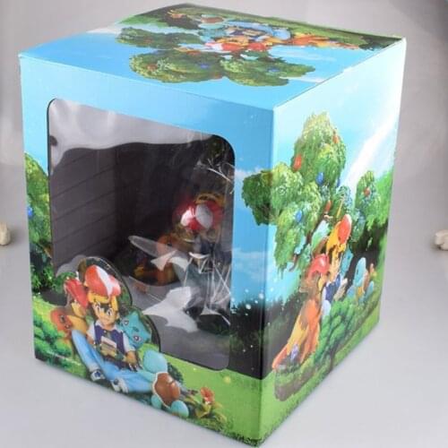 Anime Pokemon Anime Figure Pikachu Ash Katchum Doll PVC Material Figure Model Brinquedos Child Toys Birthday Christmas Gift