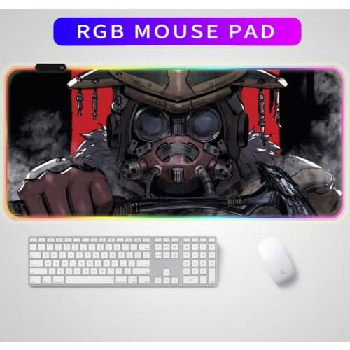 Apex Legends Keyboard RGB Mousepad Computer Gaming Mouse Pad Speed Padmouse Large Grande Mouse Mat Office Desk Protector Desktop