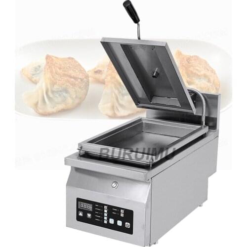 New Product Commercial Parallel Bars Electric Automatic Fried Dumpling Machine Horizontal Bar Fried Dumpling Machine