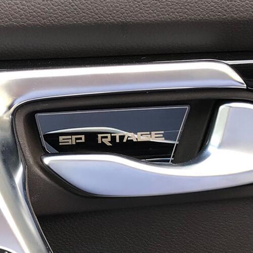 Car interior door bowl handle sequins special modified decorative stickers for KIA Sportage R SL 2018 Accessories car styling