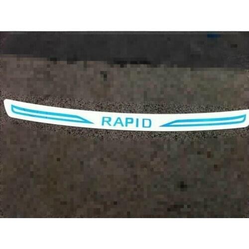Auto parts stainless steel Rear bumper Protector Sill For 2013 Skoda Rapid Car styling