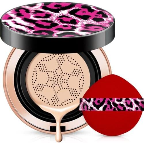 MENGXILAN Plant Mushroom Head Air Cushion BB Cream Brightening And Long-lasting Natural Water Light Concealer Beauty Cream 15g