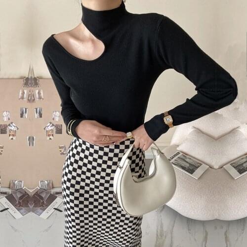 Женские пуловеры с открытыми плечами Chu Mark China At AliExpress